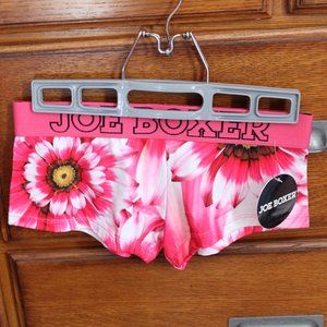 🍁5/$25🎃 Joe Boxer Size XS Hipster Boyshort Floral Underwear
